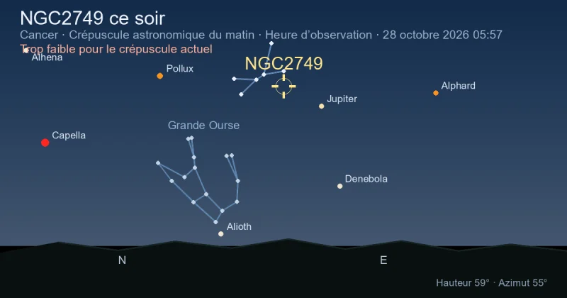 NGC2749 ce soir