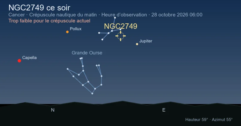 NGC2749 ce soir