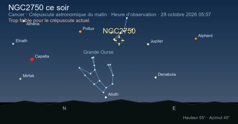 NGC2750 ce soir