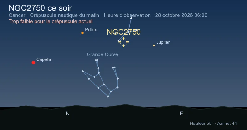 NGC2750 ce soir