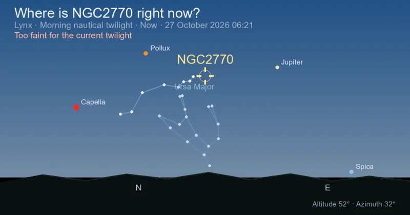 Where is NGC2770 right now?