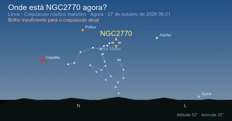 Onde está NGC2770 agora?