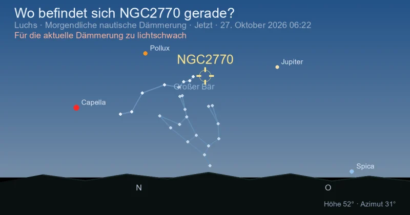 Wo befindet sich NGC2770 gerade?