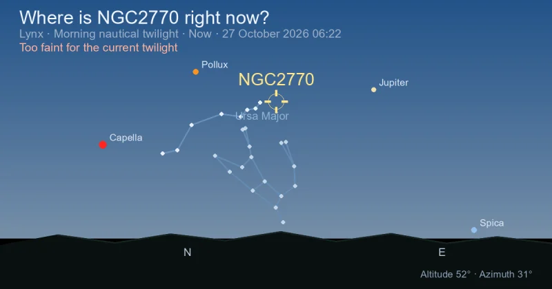 Where is NGC2770 right now?