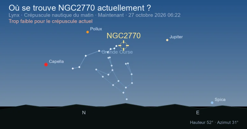 Où se trouve NGC2770 actuellement ?