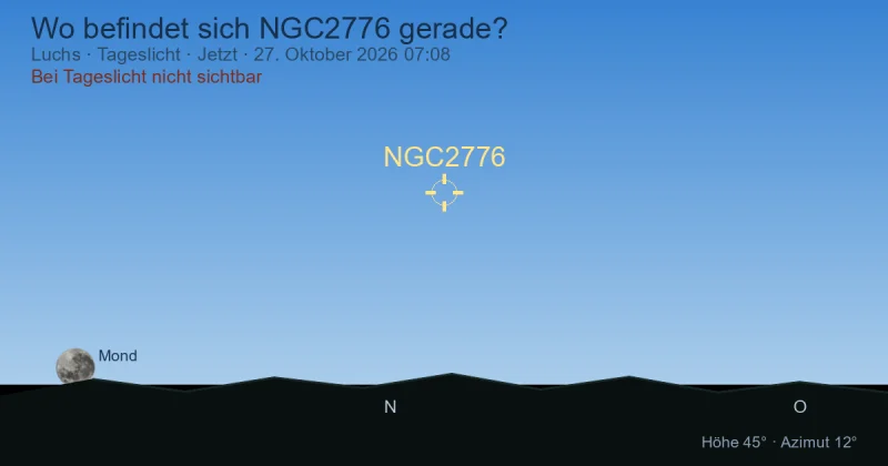 Wo befindet sich NGC2776 gerade?
