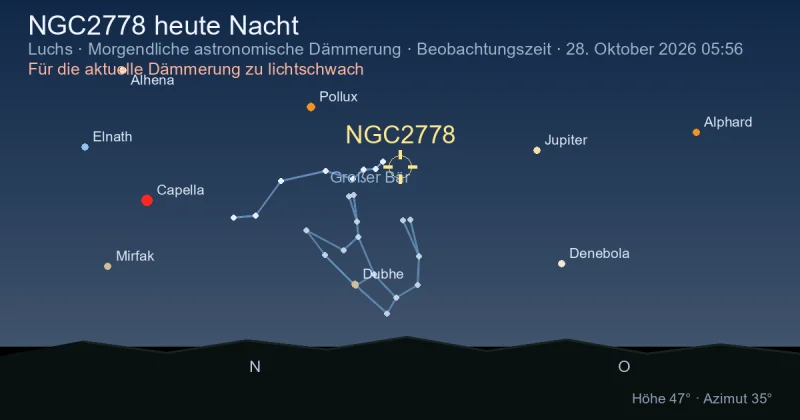 NGC2778 heute Nacht