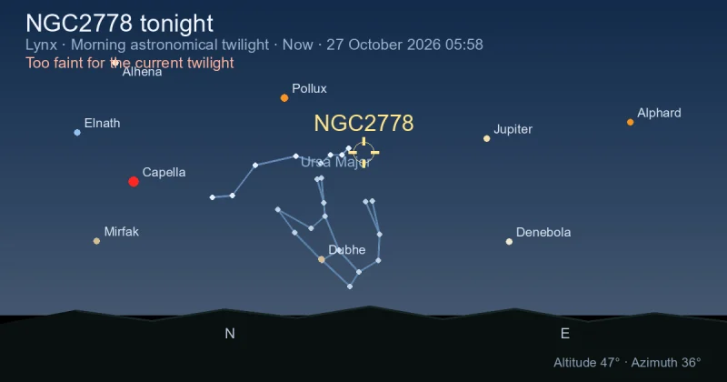 NGC2778 tonight
