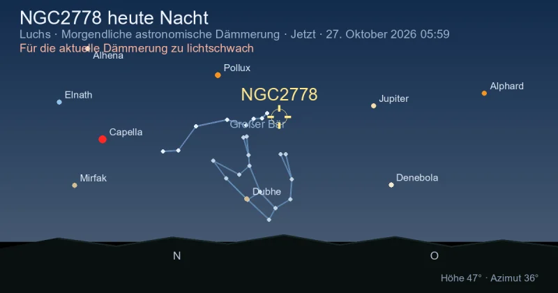 NGC2778 heute Nacht