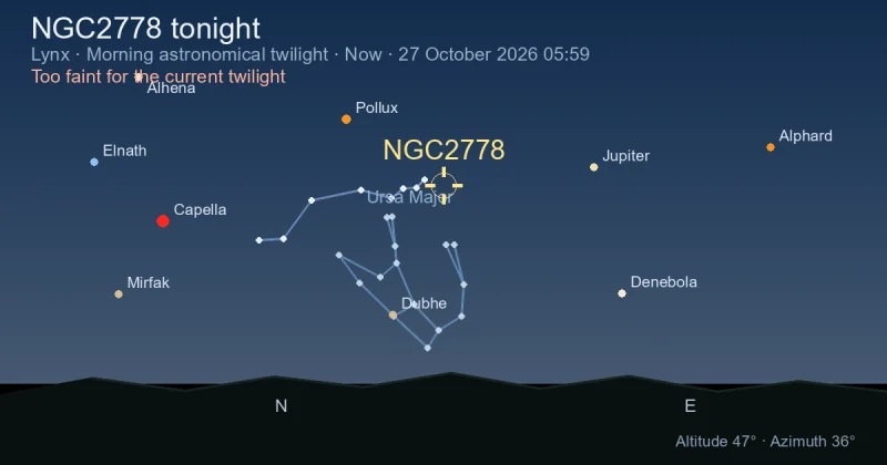 NGC2778 tonight