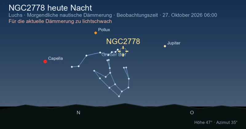 NGC2778 heute Nacht