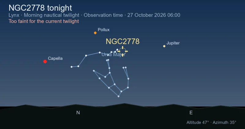 NGC2778 tonight