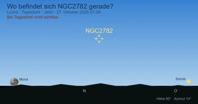 Wo befindet sich NGC2782 gerade?