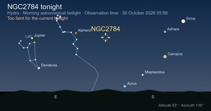 NGC2784 tonight