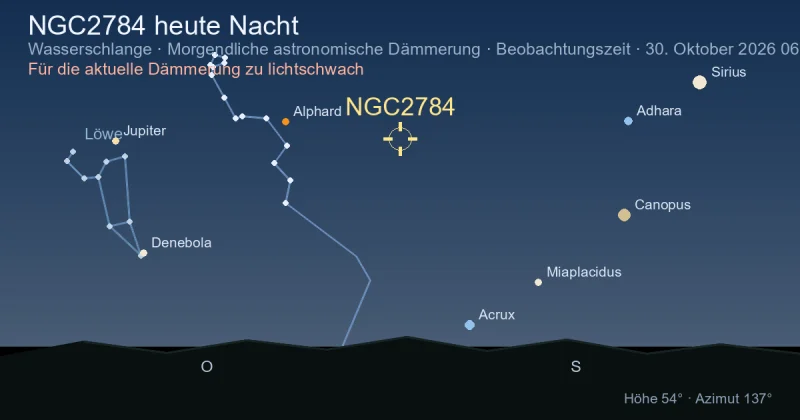 NGC2784 heute Nacht