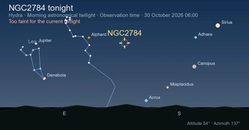NGC2784 tonight