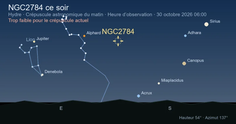 NGC2784 ce soir