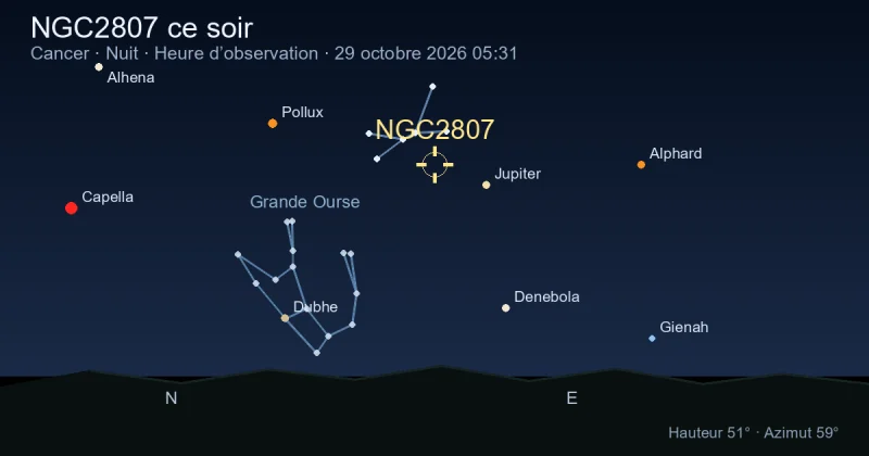 NGC2807 ce soir