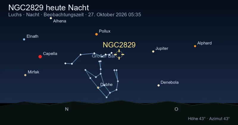 NGC2829 heute Nacht