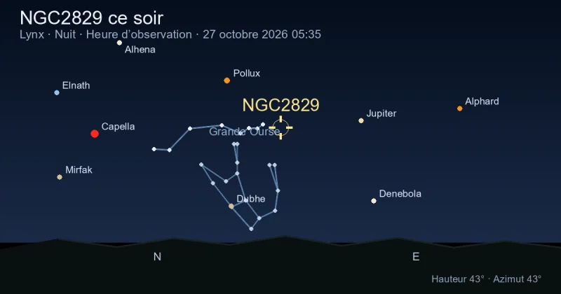 NGC2829 ce soir