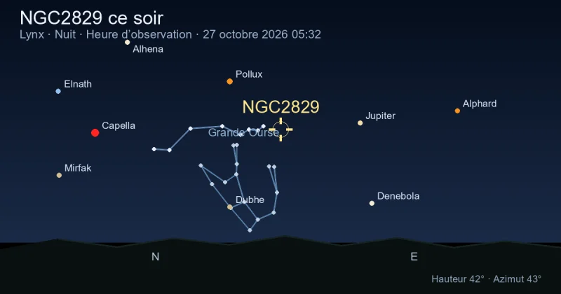 NGC2829 ce soir