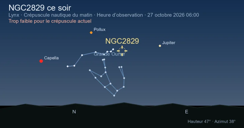 NGC2829 ce soir