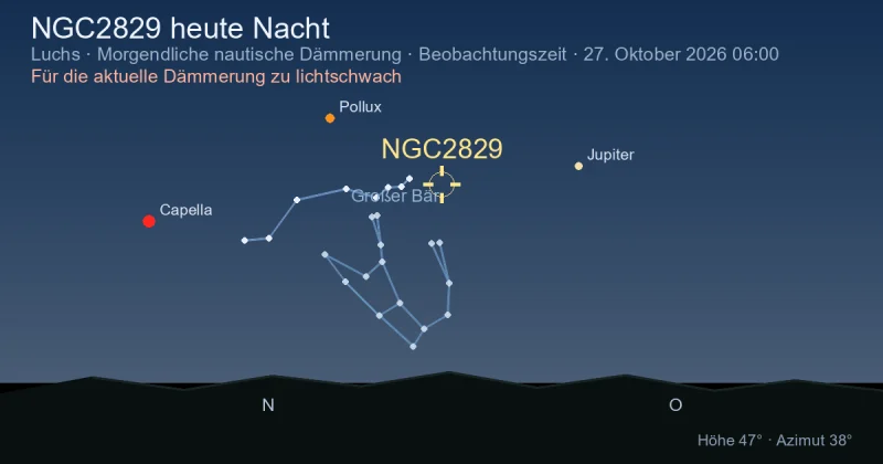 NGC2829 heute Nacht