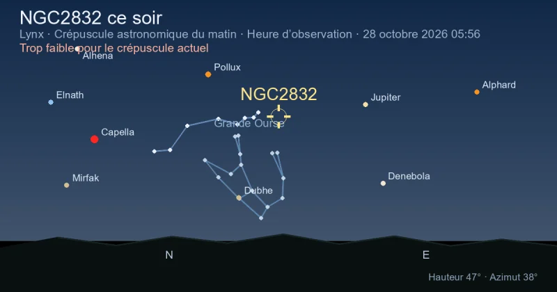NGC2832 ce soir