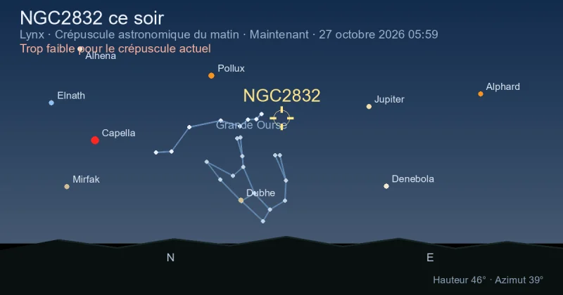 NGC2832 ce soir