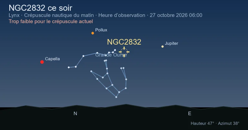 NGC2832 ce soir