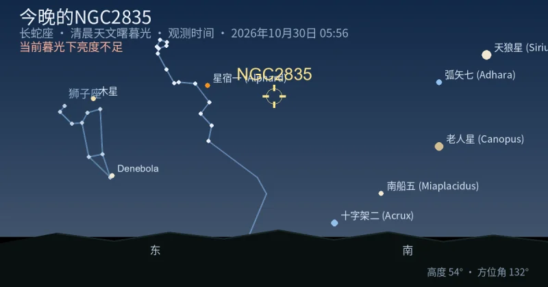 今晚的NGC2835