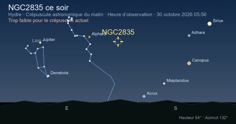 NGC2835 ce soir