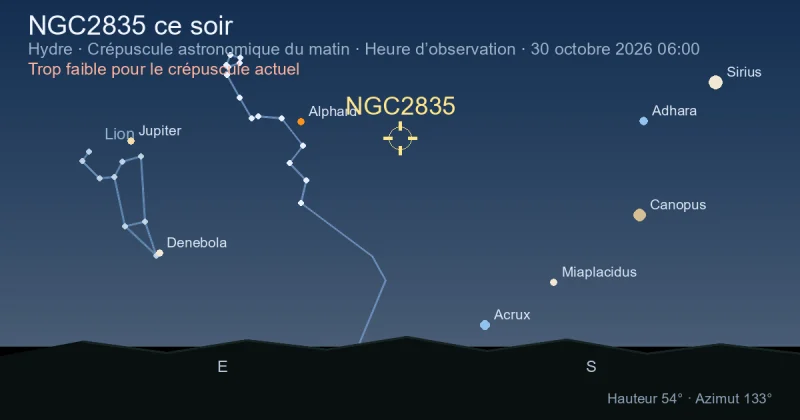 NGC2835 ce soir