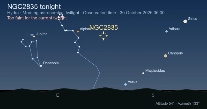 NGC2835 tonight