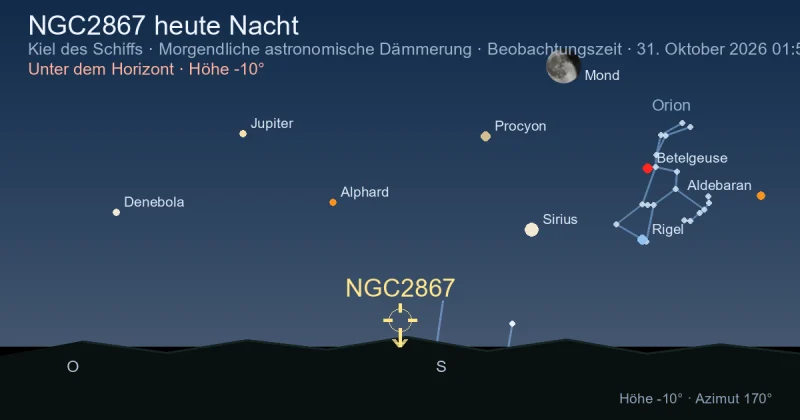 NGC2867 heute Nacht