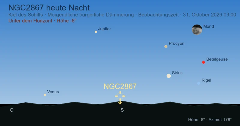 NGC2867 heute Nacht