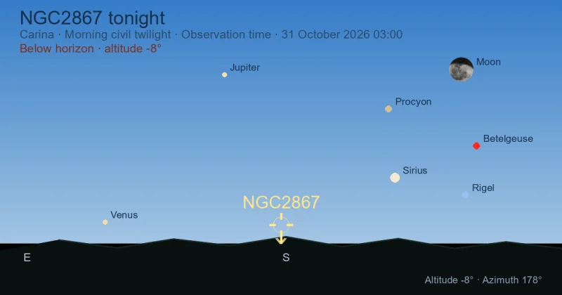 NGC2867 tonight