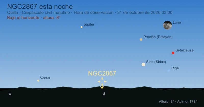 NGC2867 esta noche