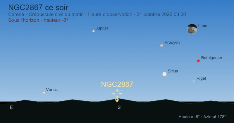 NGC2867 ce soir