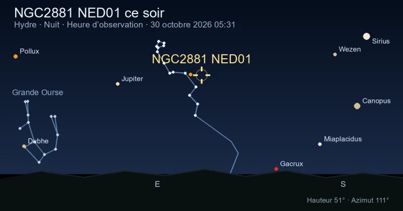 NGC2881 NED01 ce soir