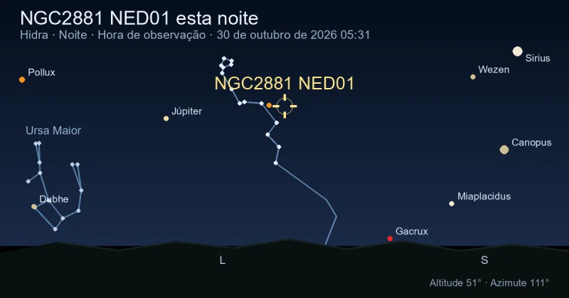 NGC2881 NED01 esta noite