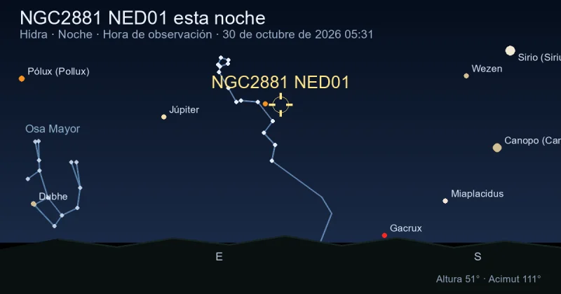NGC2881 NED01 esta noche