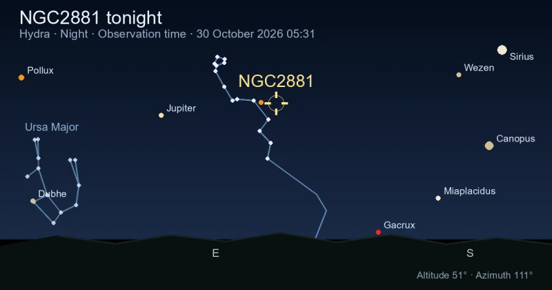NGC2881 tonight