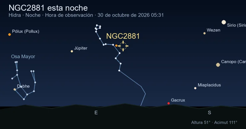 NGC2881 esta noche
