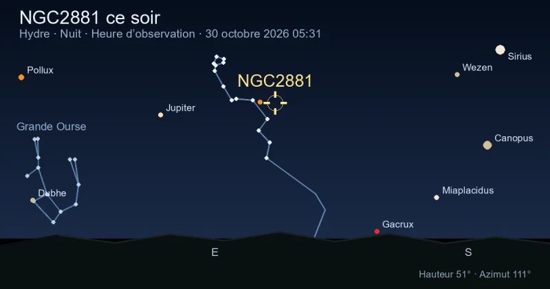 NGC2881 ce soir