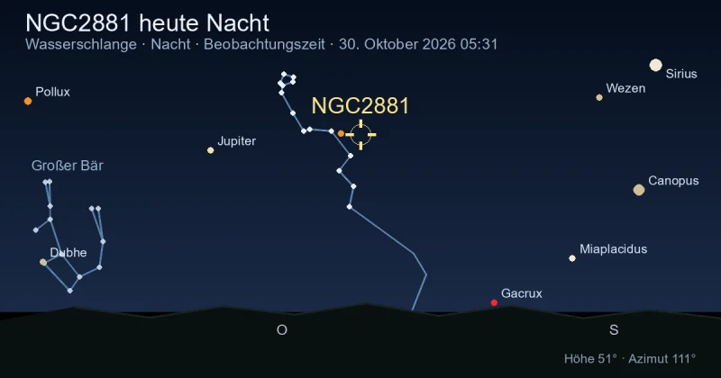 NGC2881 heute Nacht