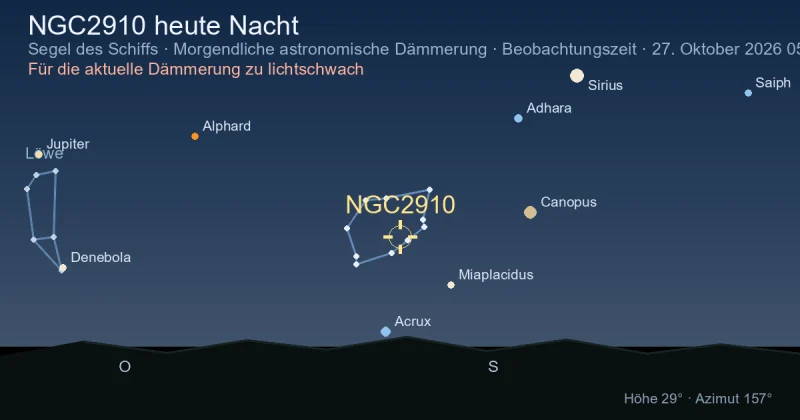 NGC2910 heute Nacht