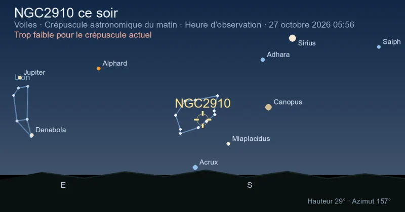 NGC2910 ce soir