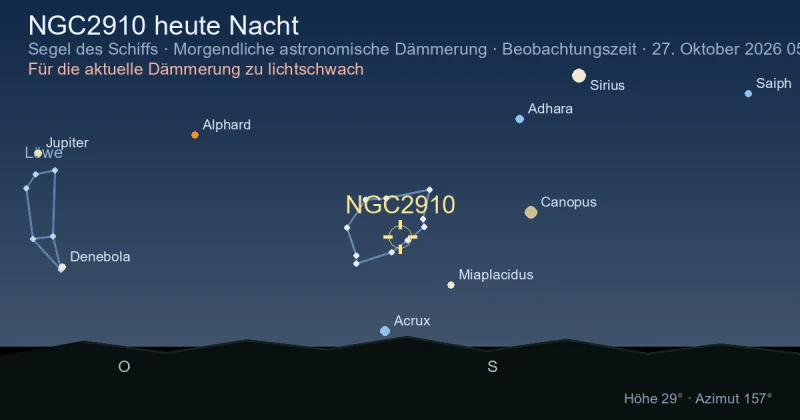 NGC2910 heute Nacht