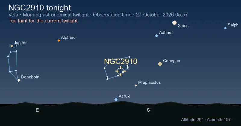 NGC2910 tonight